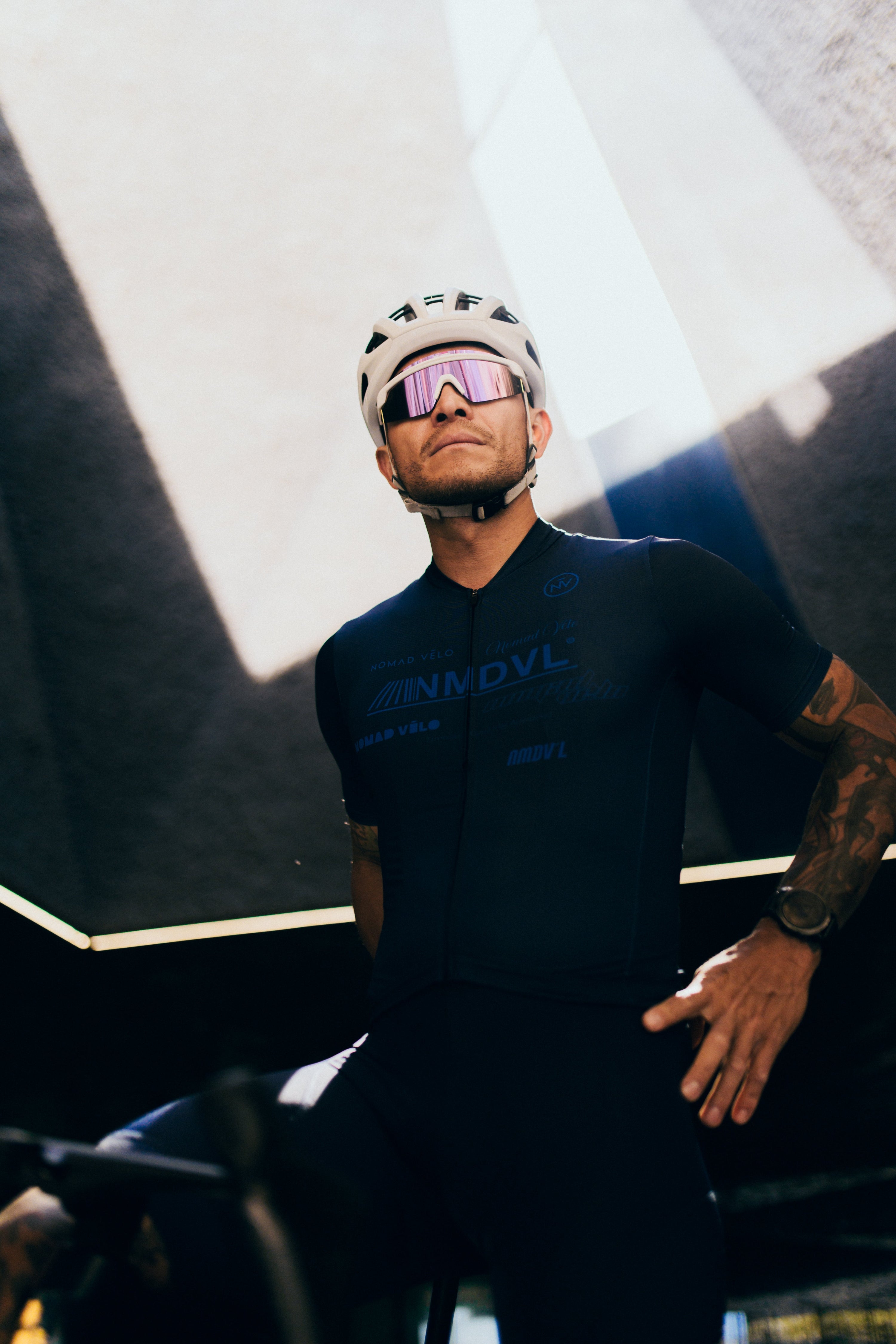Maglia a maniche corte Element blu scuro | Nomad Vélo