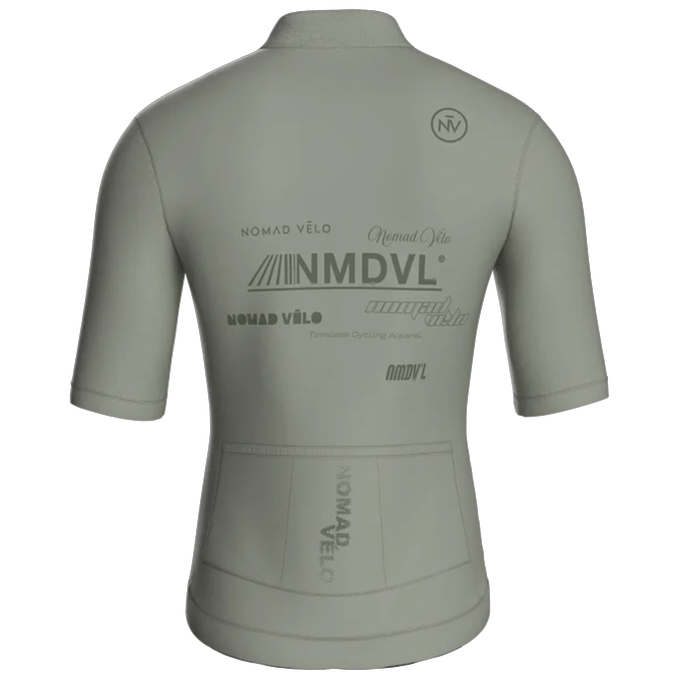 Maglia a maniche corte Element grigia | Nomad Velo