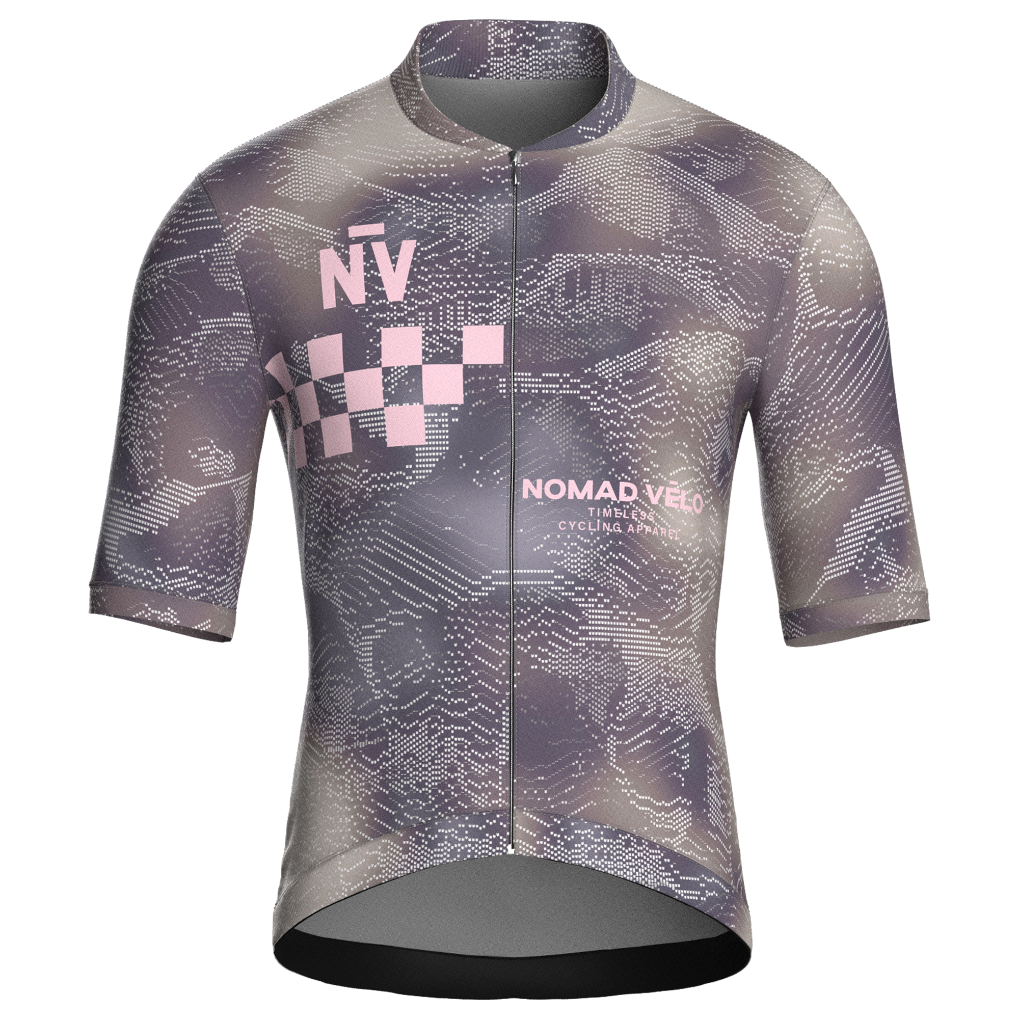 Maglia manica corta Race grigia | Nomade Velo