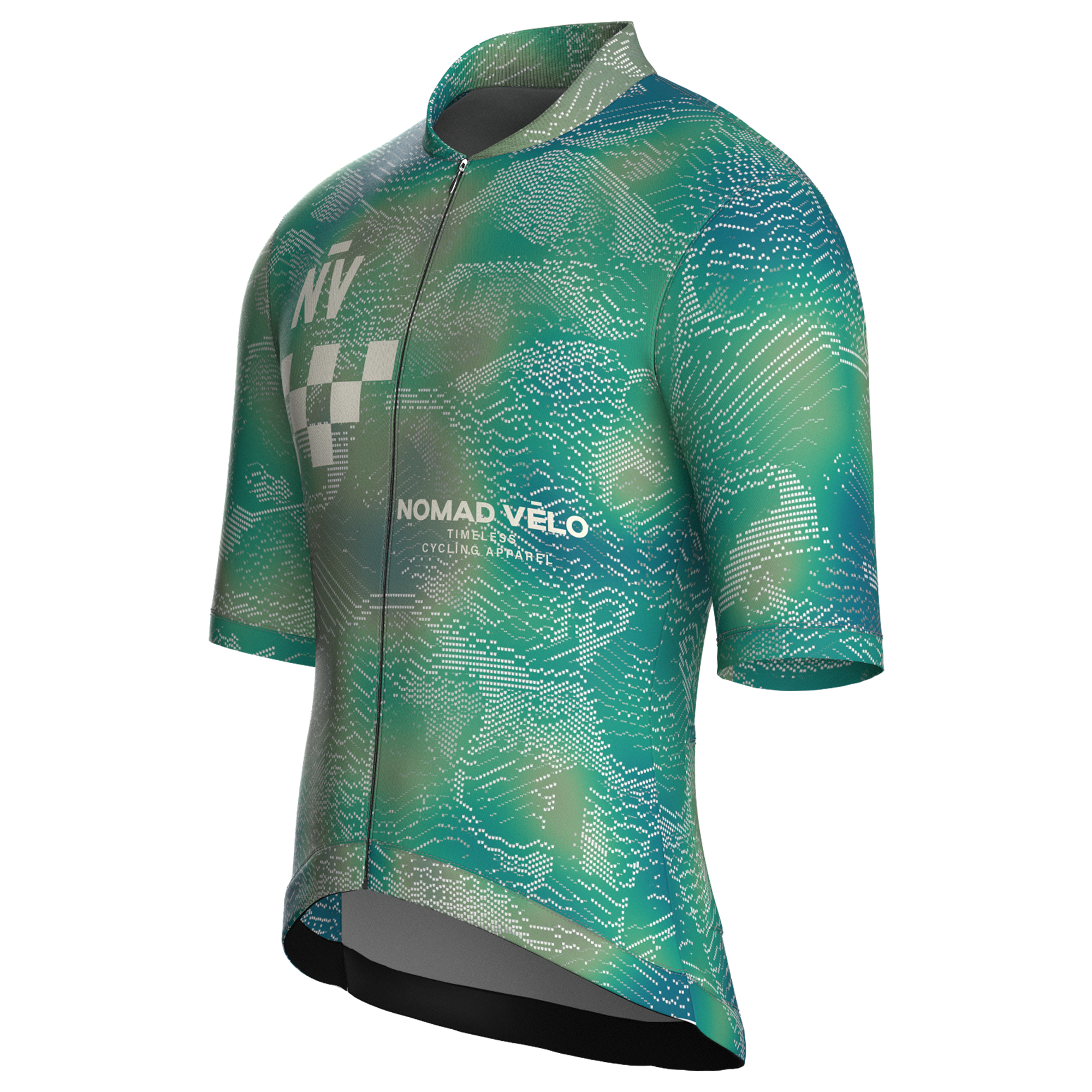 Maglia manica corta Race Verde | Nomad Velo
