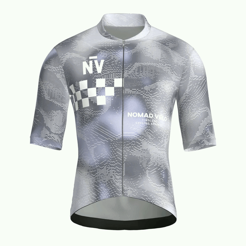 Maglia manica corta Race Argento | Nomad Velo