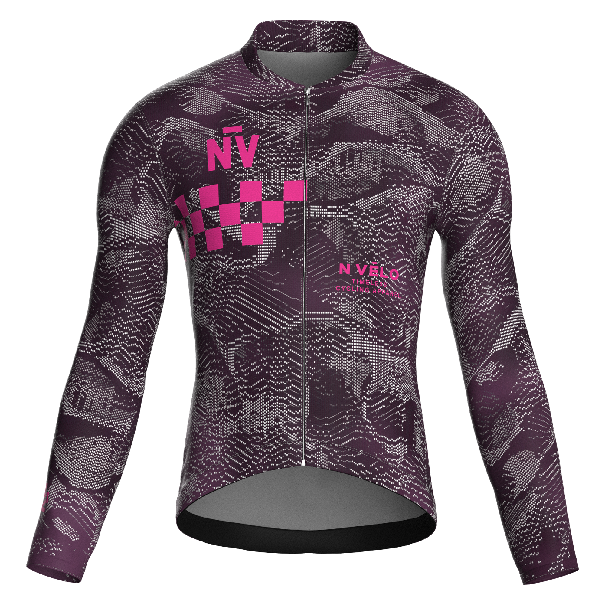 Maglia a maniche lunghe Race Plum