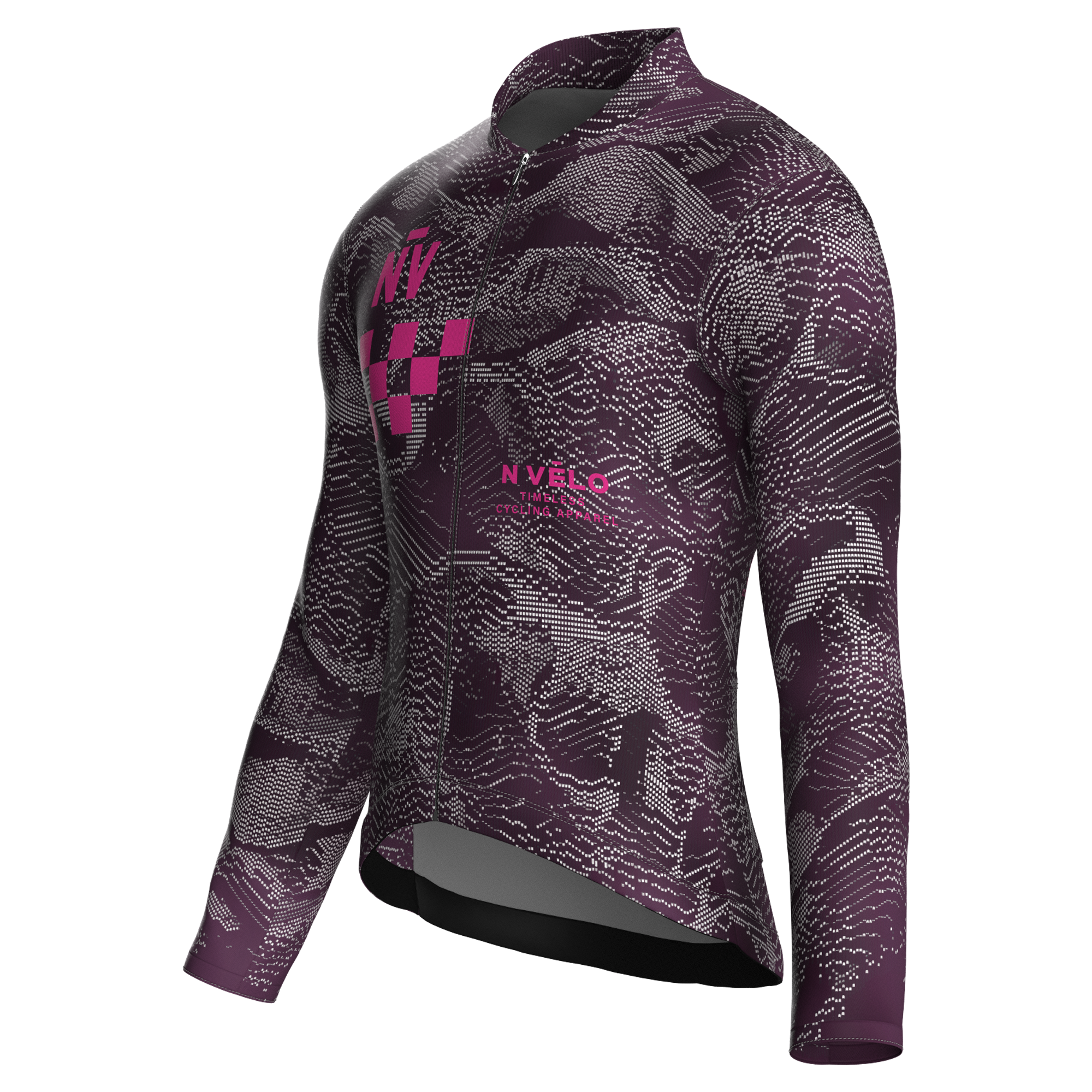 Maglia a maniche lunghe Race Plum