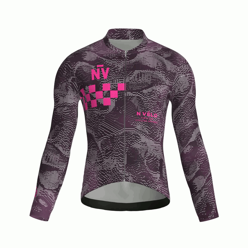Maglia a maniche lunghe Race Plum