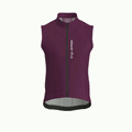Gilet da ciclismo antivento Nomad color bordeaux