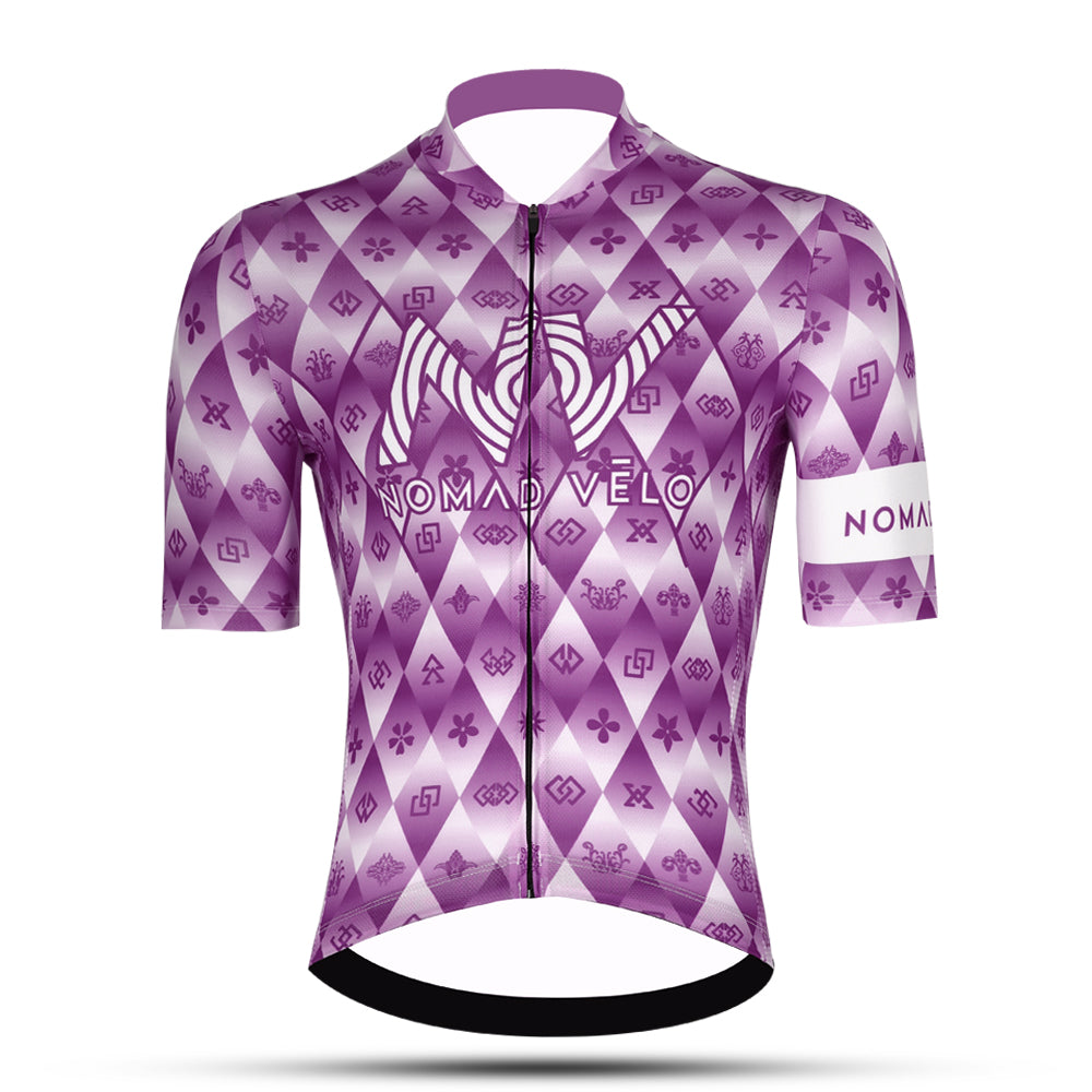 Maglia da ciclismo viola – Race Slim Fit Aero High Performance Road | Nomad Vélo