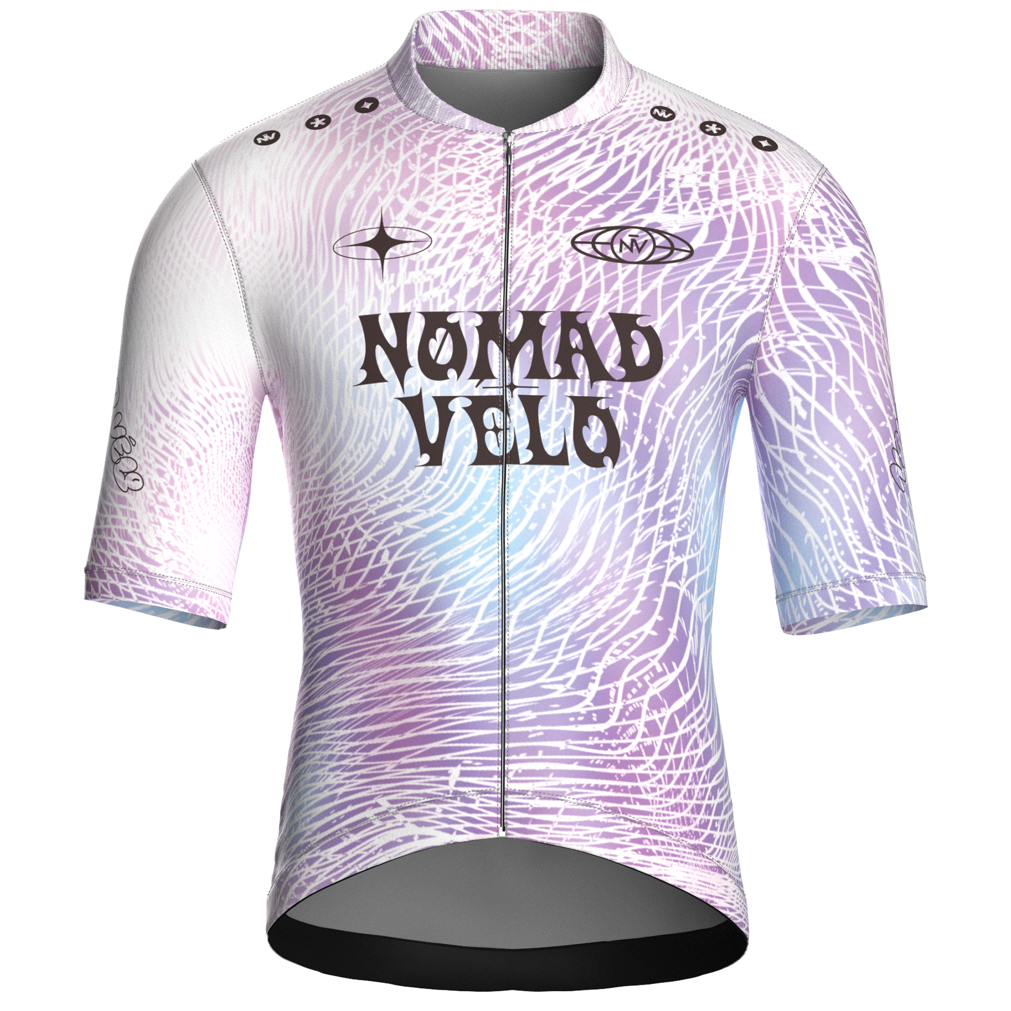 Maglia manica corta Coco Lilla | Nomade Velo
