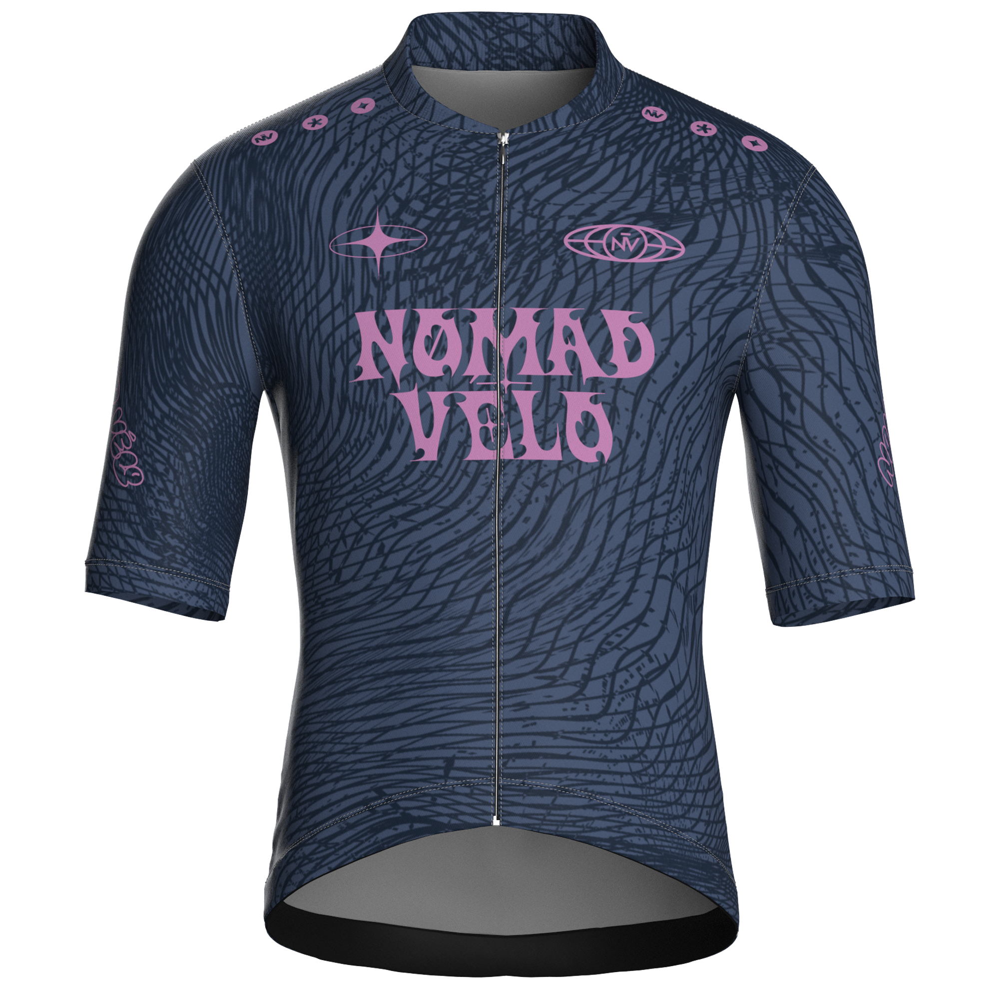 Maglia a maniche corte Coco Navy | Nomad Velo