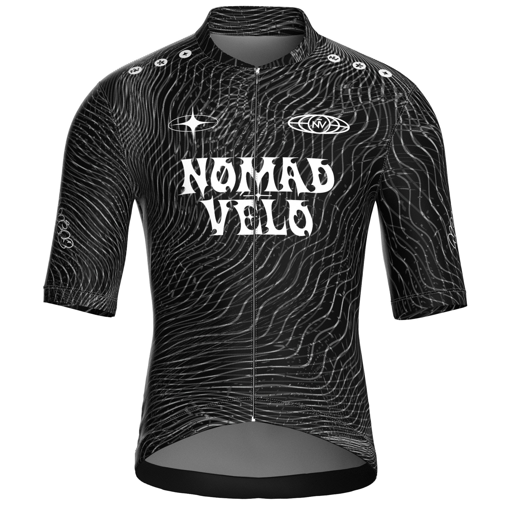 Maglia a maniche corte Coco Noir | Nomade Velo