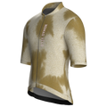 Maglia da ciclismo a maniche corte color sabbia con stampa tie-dye – vestibilità da gara