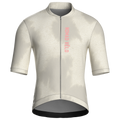 Maglia da ciclismo a maniche corte color crema con stampa tie-dye – vestibilità da gara