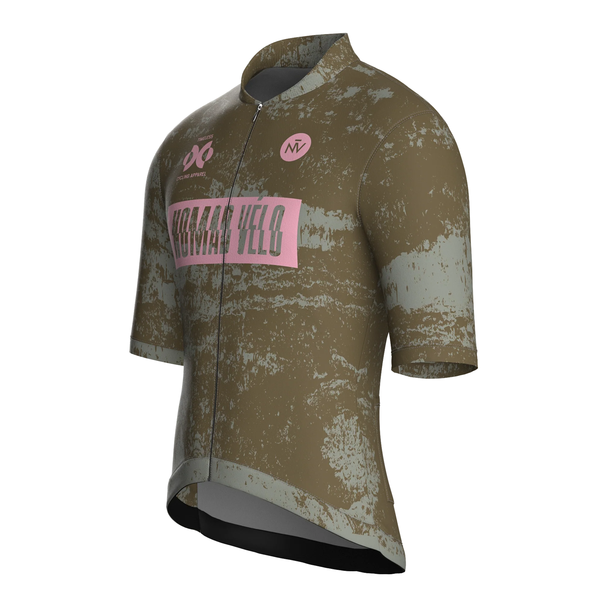 Maglia a maniche corte brutale kaki | Nomad Velo