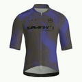 Maglia da ciclismo a maniche corte Marble Cobalt, vestibilità da gara.