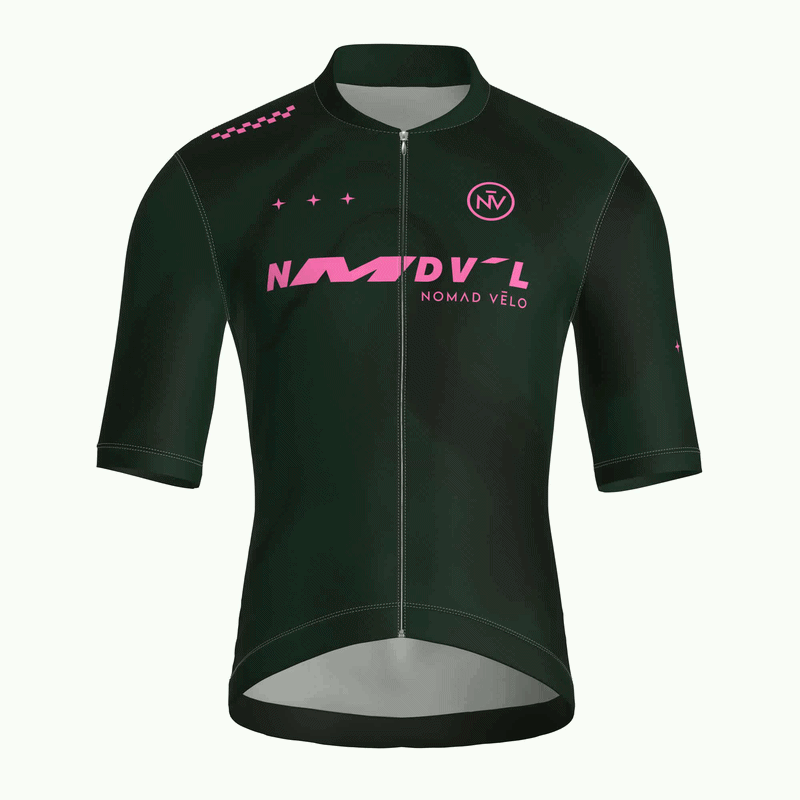 Maglia da ciclismo Marble Forest – Manica corta, vestibilità da gara