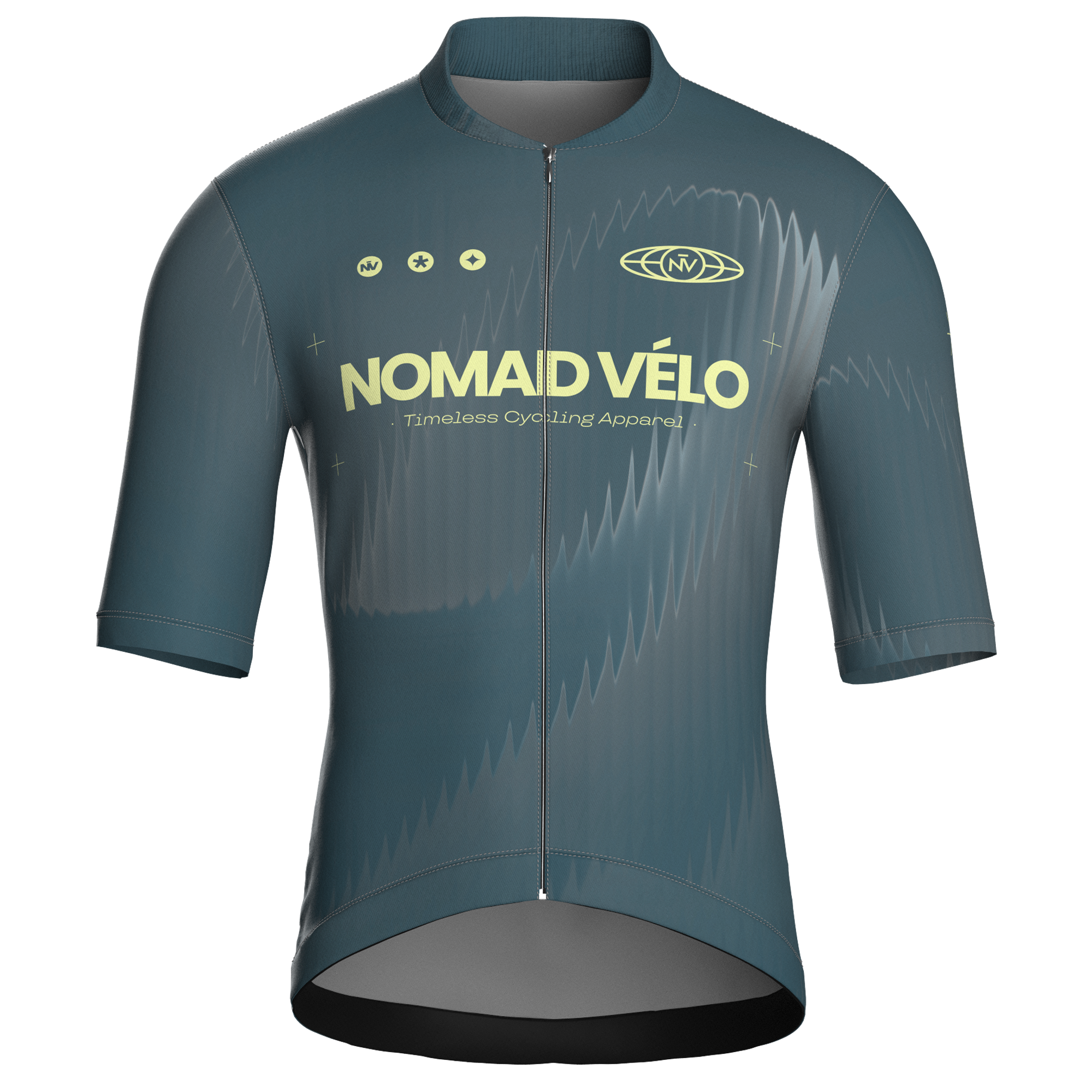 Maglia da ciclismo Aurora Slate a maniche corte