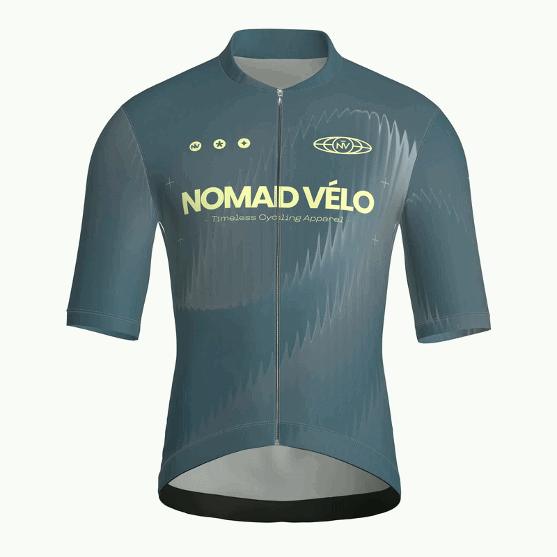 Maglia da ciclismo Aurora Slate a maniche corte