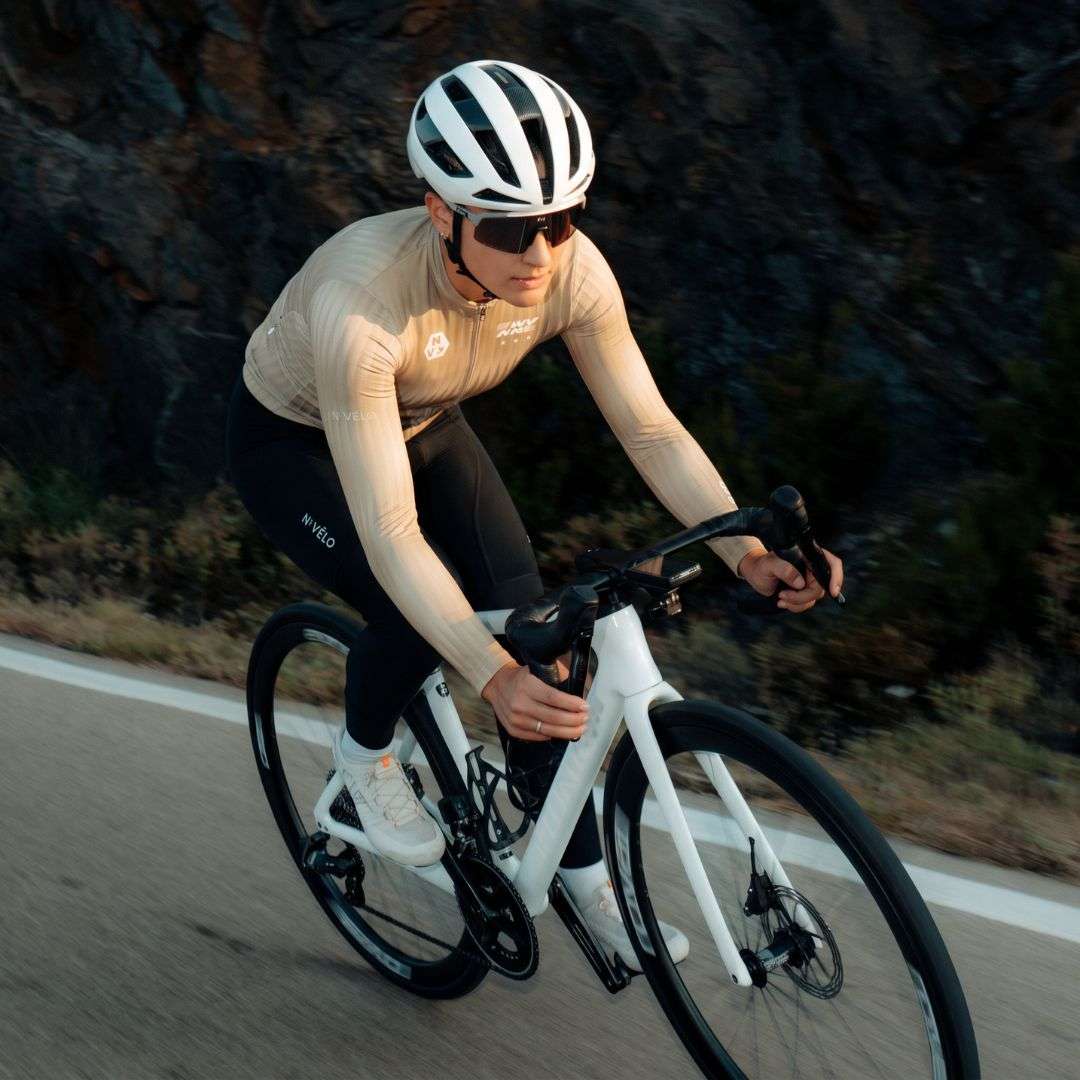 Maglia da ciclismo Signal Dune a maniche lunghe, vestibilità da gara