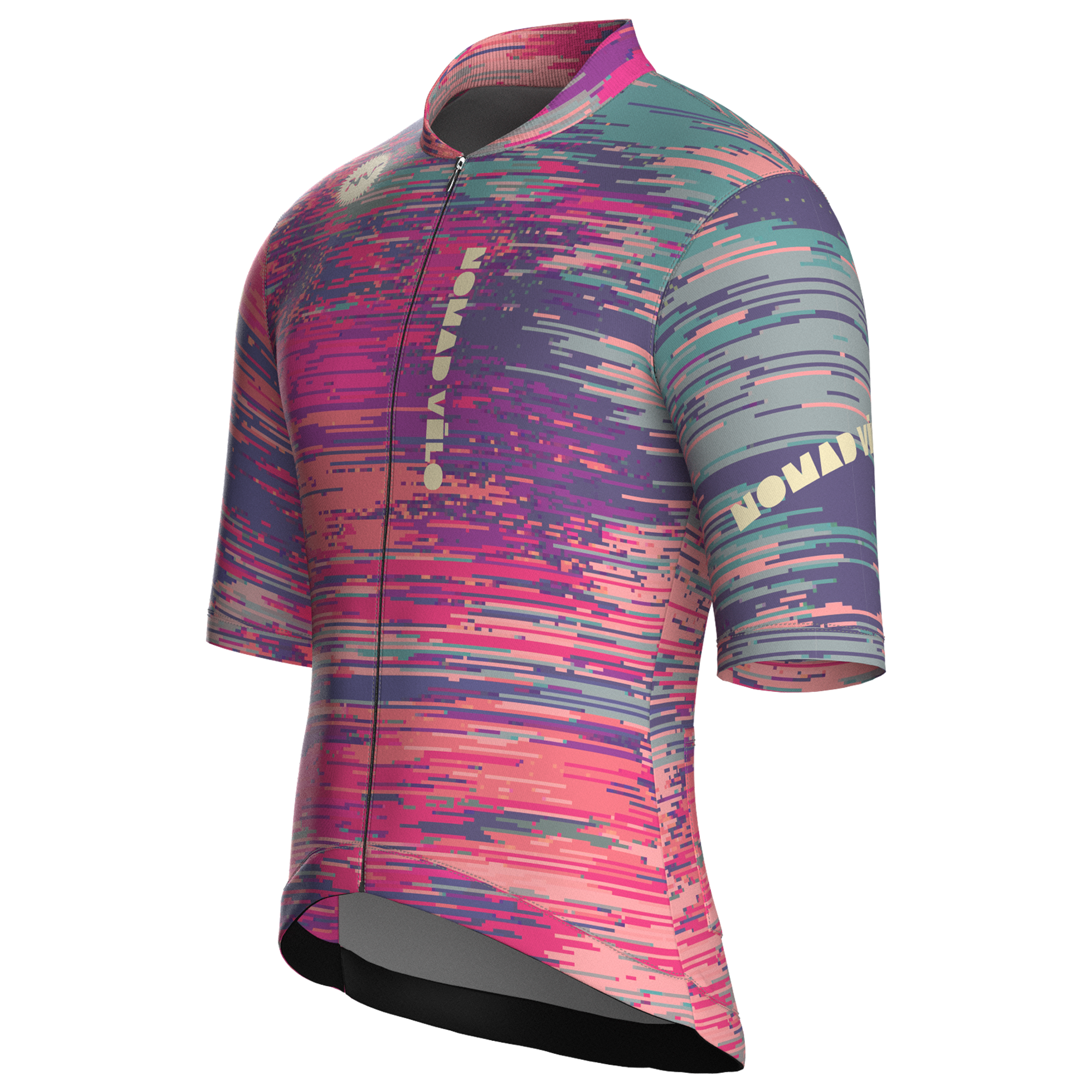 Maglia da ciclismo Glitch Pink – Maglia a maniche corte da gara