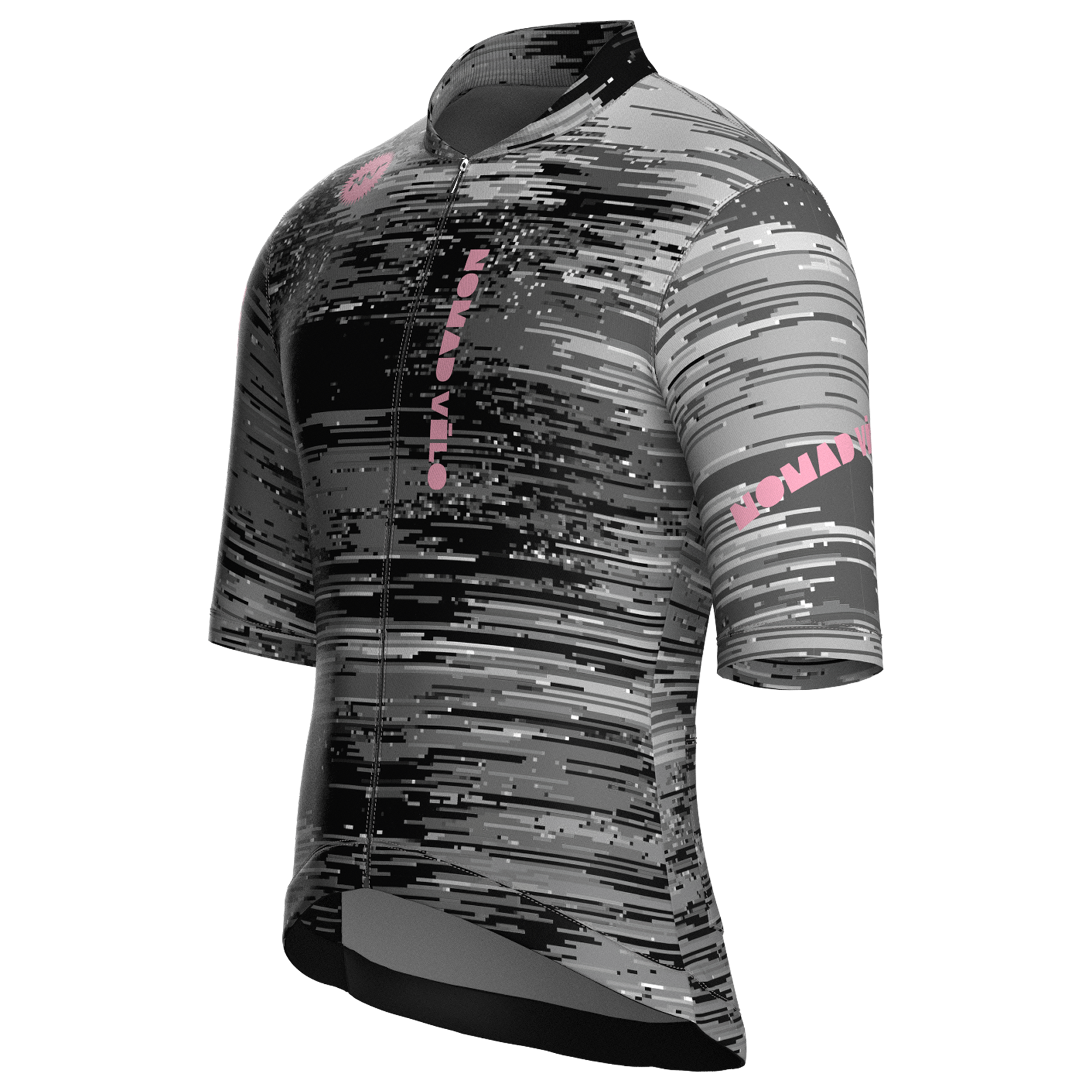Maglia da ciclismo Glitch Grey – Maglia a maniche corte da gara
