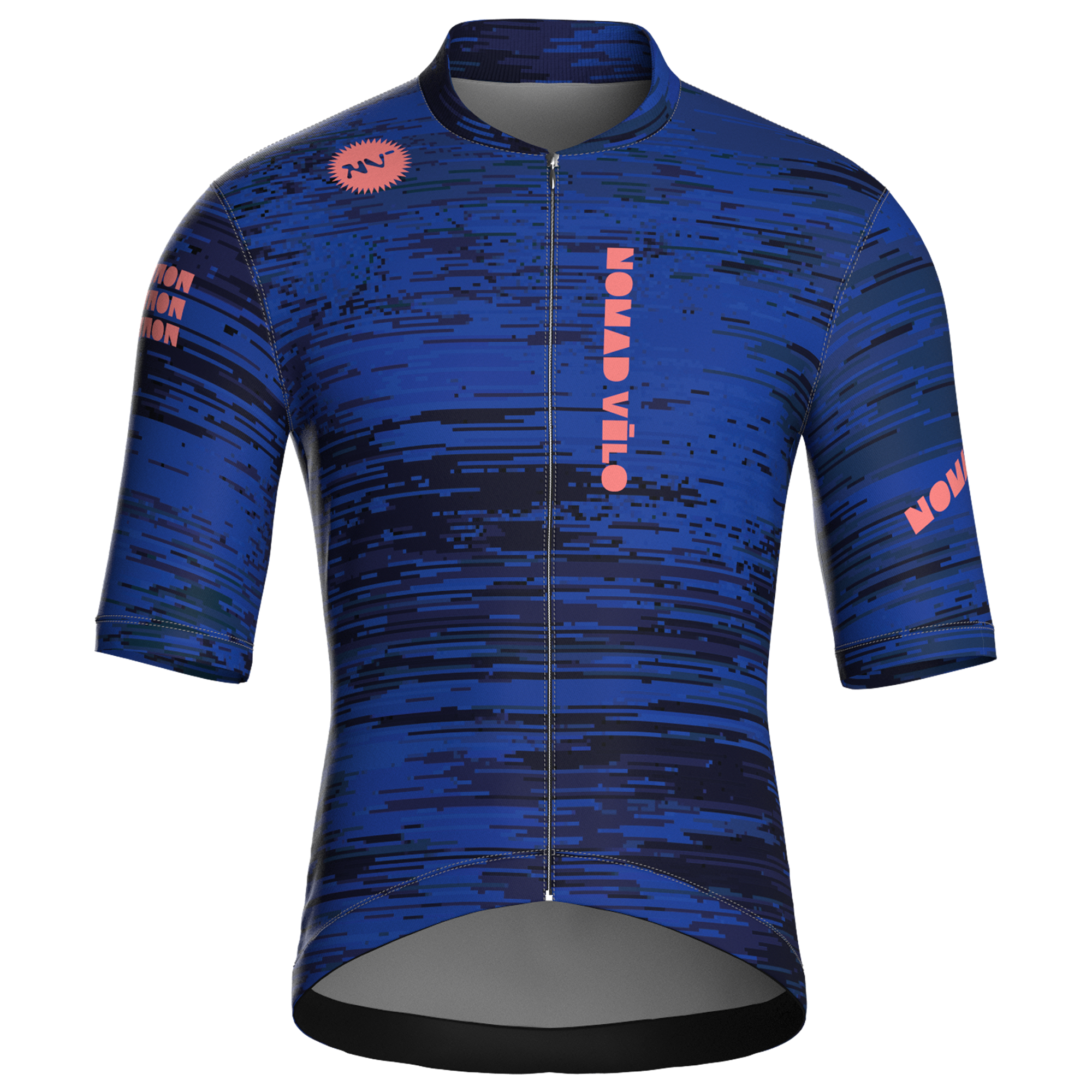 Maglia da ciclismo Glitch Blue – Maglia a maniche corte da gara