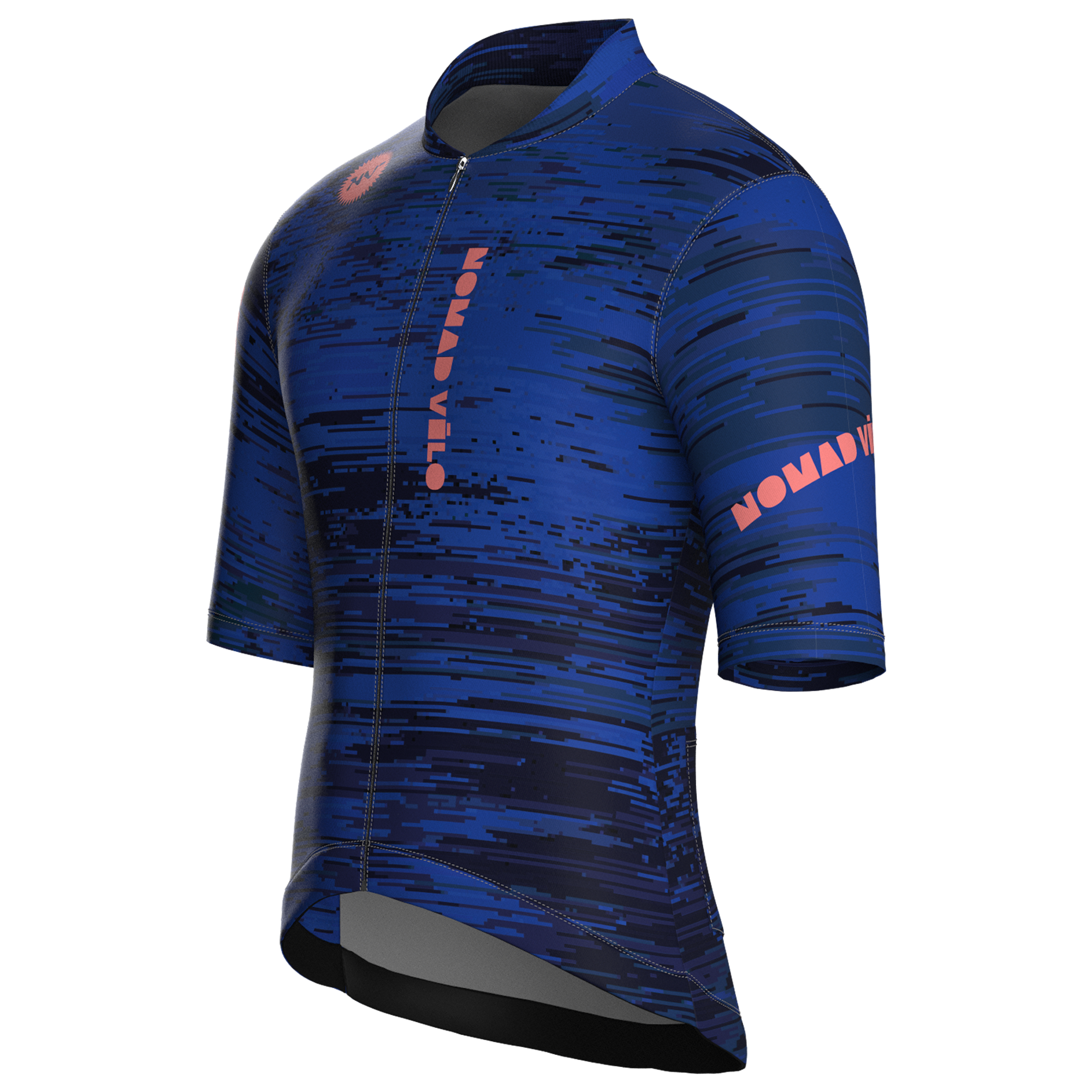 Maglia da ciclismo Glitch Blue – Maglia a maniche corte da gara