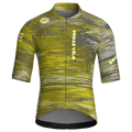 Maglia da ciclismo Glitch Olive a maniche corte, vestibilità da gara