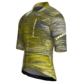 Maglia da ciclismo Glitch Olive a maniche corte, vestibilità da gara