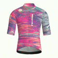 Maglia da ciclismo Glitch Pink – Maglia a maniche corte da gara