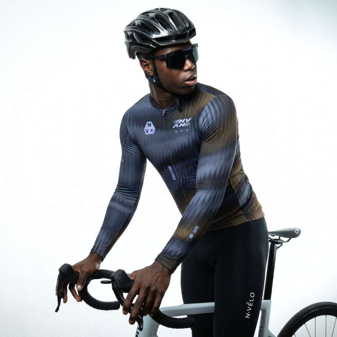 Maglia da ciclismo Signal Dusk a maniche lunghe, vestibilità da gara