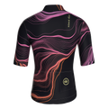 Maglia da ciclismo Contour nera a maniche corte, vestibilità da gara.