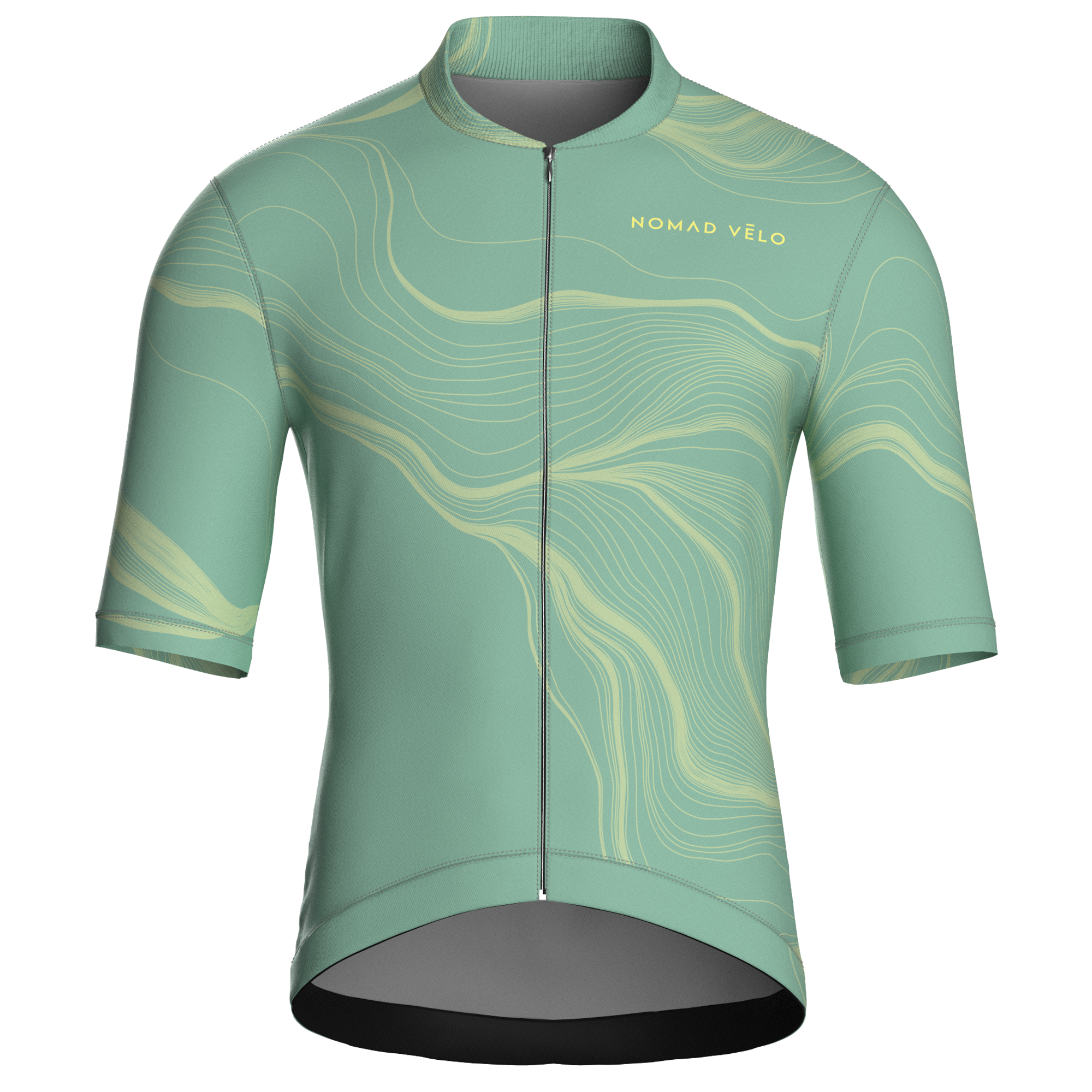 Maglia da ciclismo Contour Sage a maniche corte, vestibilità da gara.