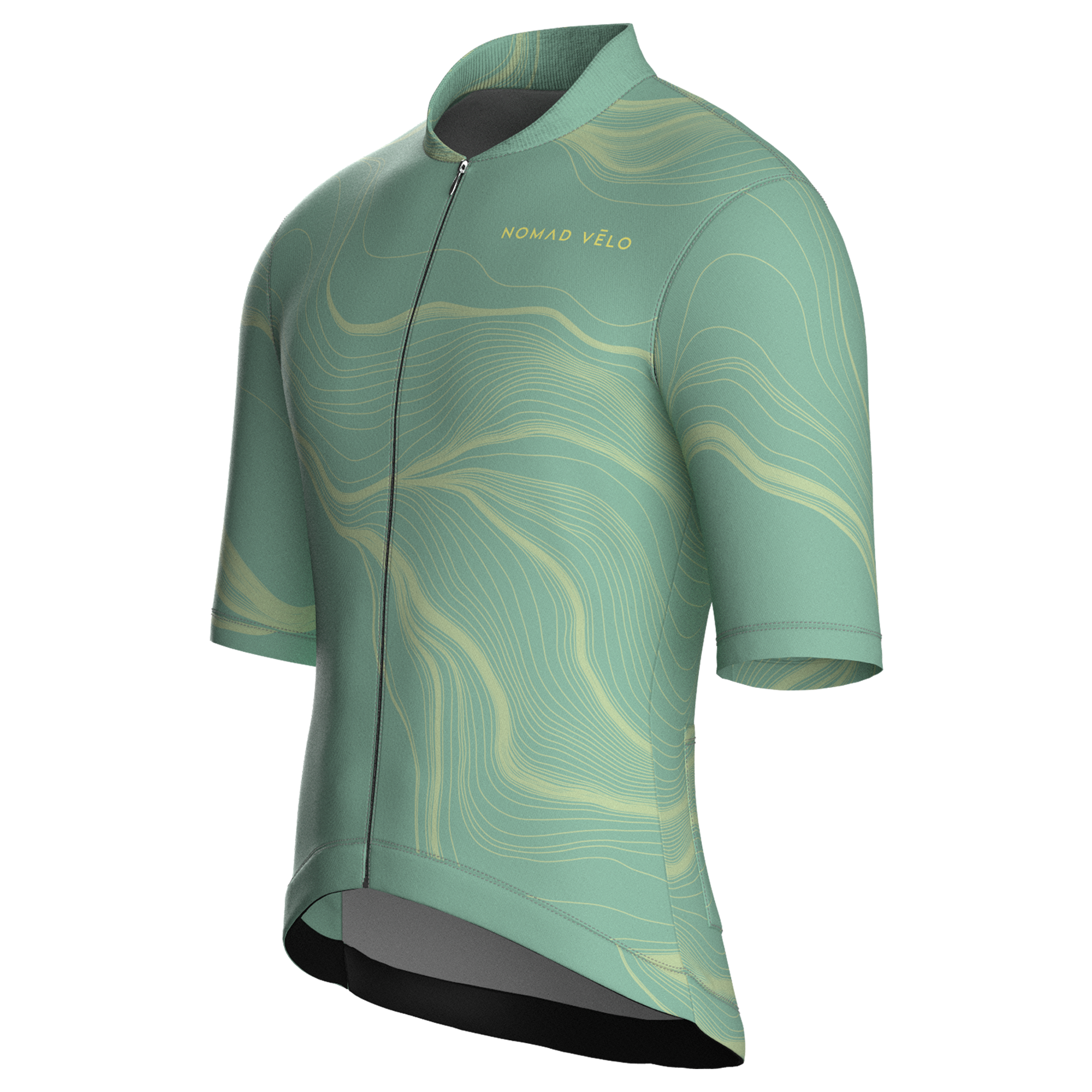 Maglia da ciclismo Contour Sage a maniche corte, vestibilità da gara.