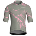 Maglia da ciclismo Contour Khaki a maniche corte, vestibilità da gara.