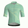 Maglia da ciclismo Contour Sage a maniche corte, vestibilità da gara.
