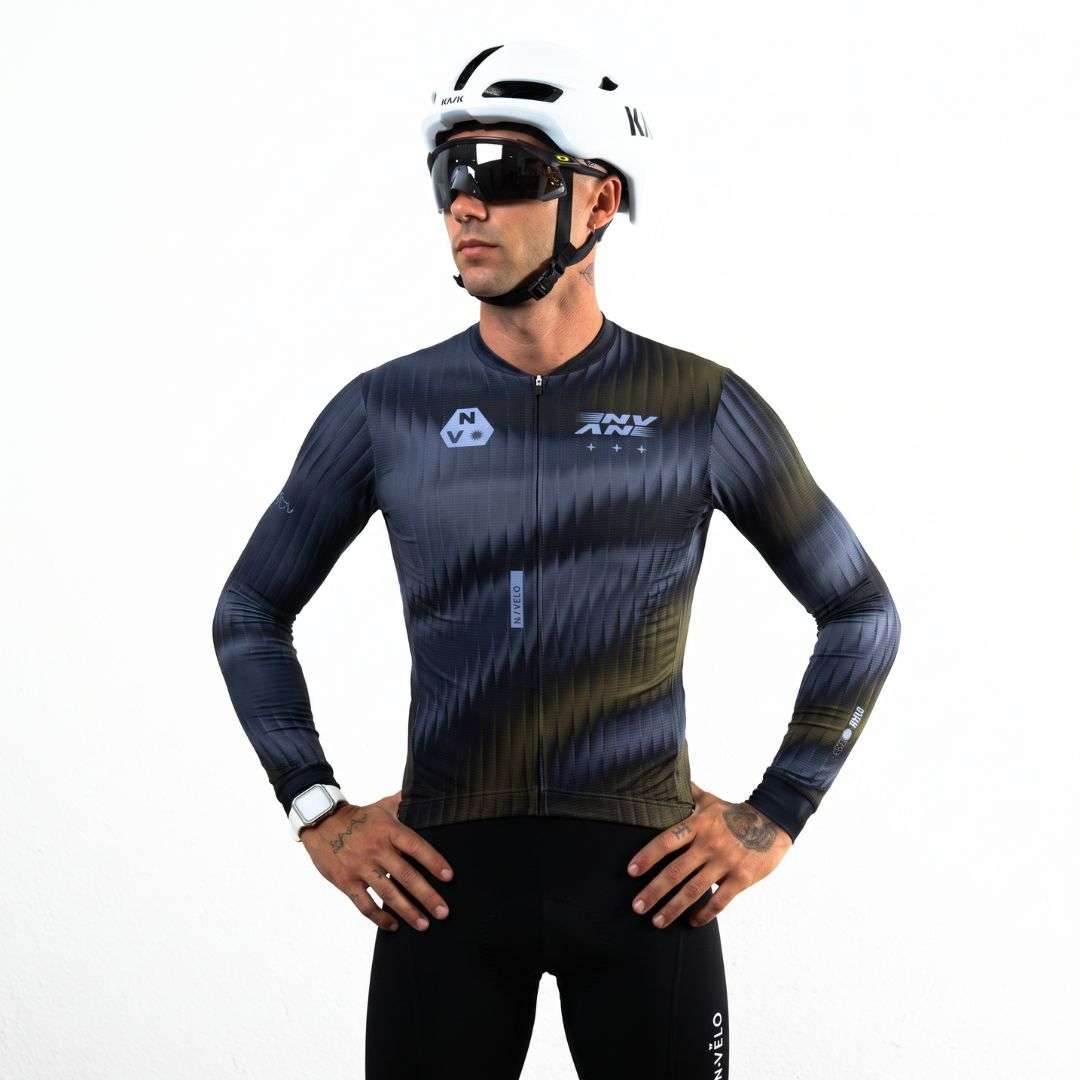 Maglia da ciclismo Signal Dusk a maniche lunghe, vestibilità da gara