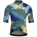 Maglia da ciclismo Painterly Blue – Maniche corte, vestibilità aerodinamica, con grafica sublimata.