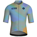 Maglia da ciclismo a maniche corte Aero Fit con grafica iridescente effetto pastello e motivi pittorici.