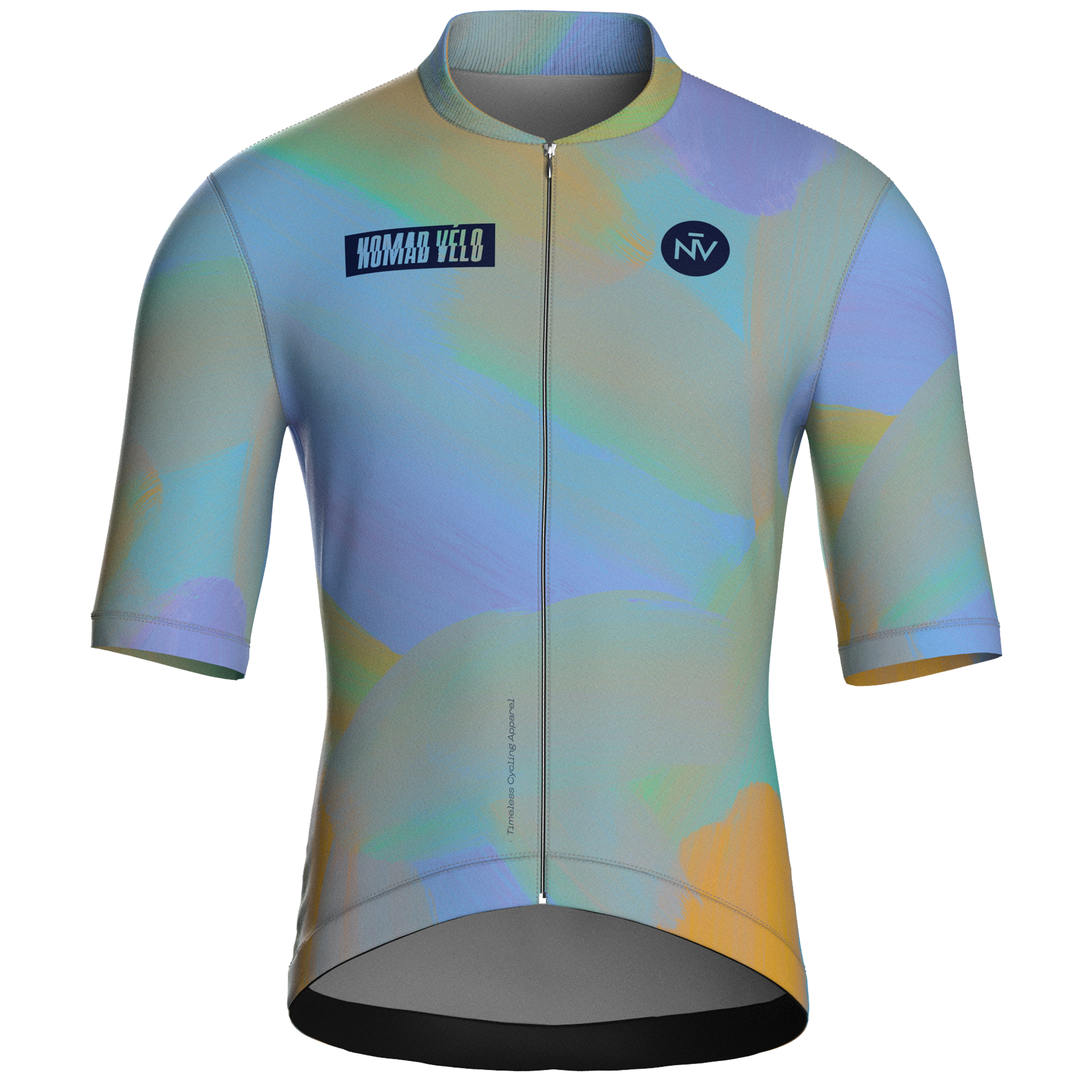 Maglia da ciclismo a maniche corte Aero Fit con grafica iridescente effetto pastello e motivi pittorici.