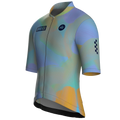 Maglia da ciclismo a maniche corte Aero Fit con grafica iridescente effetto pastello e motivi pittorici.