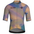 Maglia da ciclismo a maniche corte con stampa a sublimazione "Painterly Sunset" – vestibilità aerodinamica.