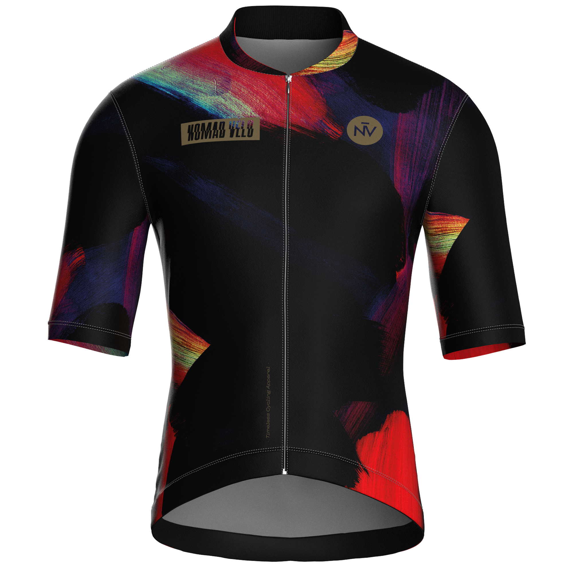 Maglia da ciclismo Painterly Midnight – Maniche corte, vestibilità aerodinamica, con grafica sublimata.
