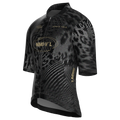 Maglia da ciclismo Panther Noir a maniche corte, vestibilità da gara