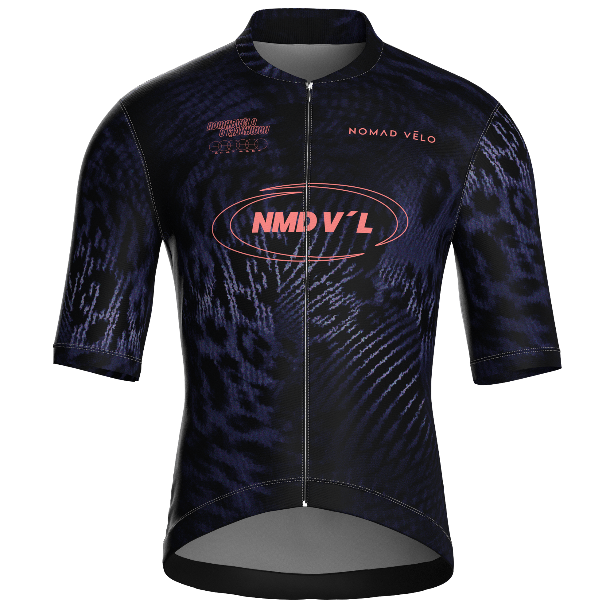Maglia da ciclismo Panther Midnight – Maniche corte, vestibilità da gara