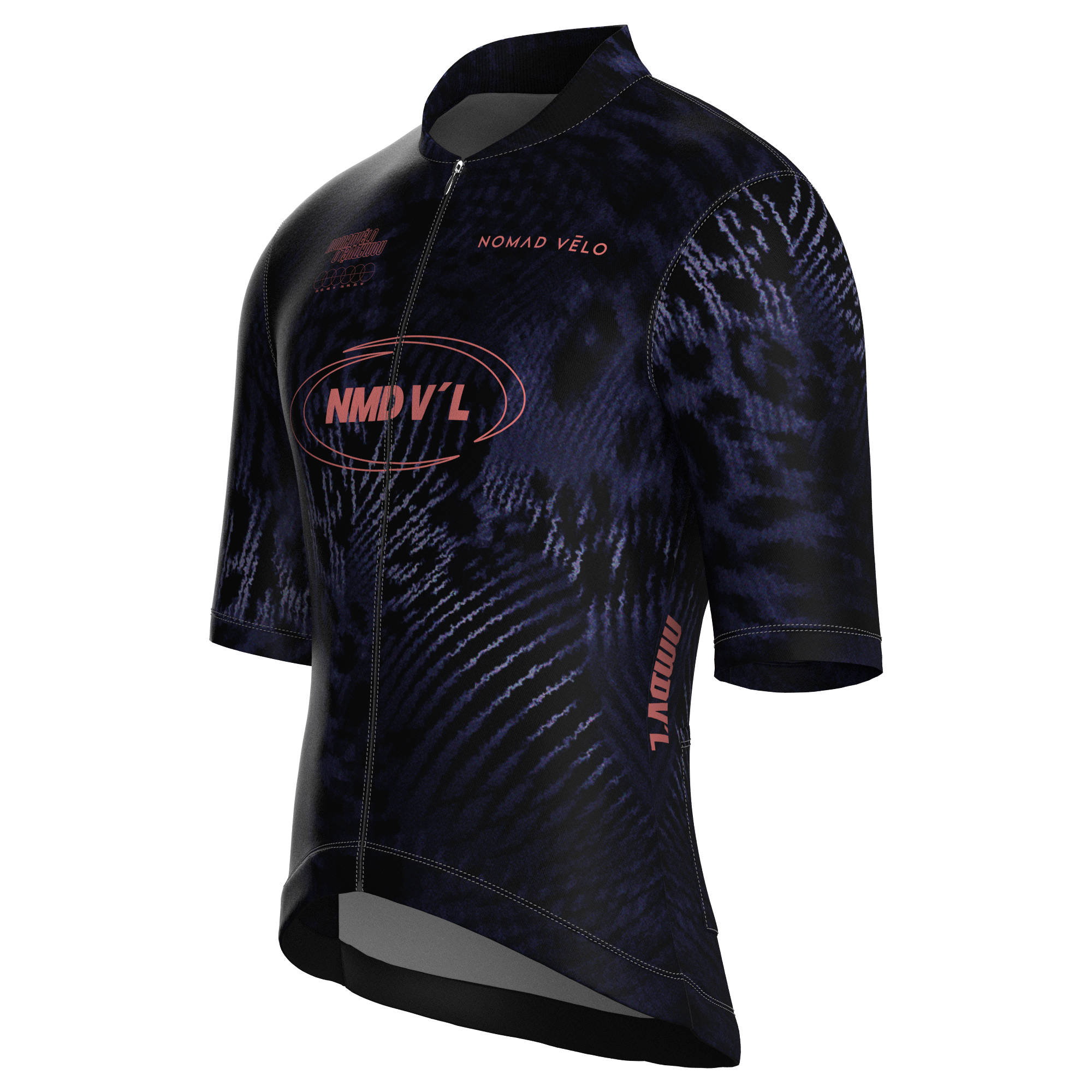 Maglia da ciclismo Panther Midnight – Maniche corte, vestibilità da gara