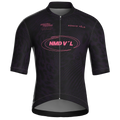 Maglia da ciclismo Panther Black a maniche corte, vestibilità da gara