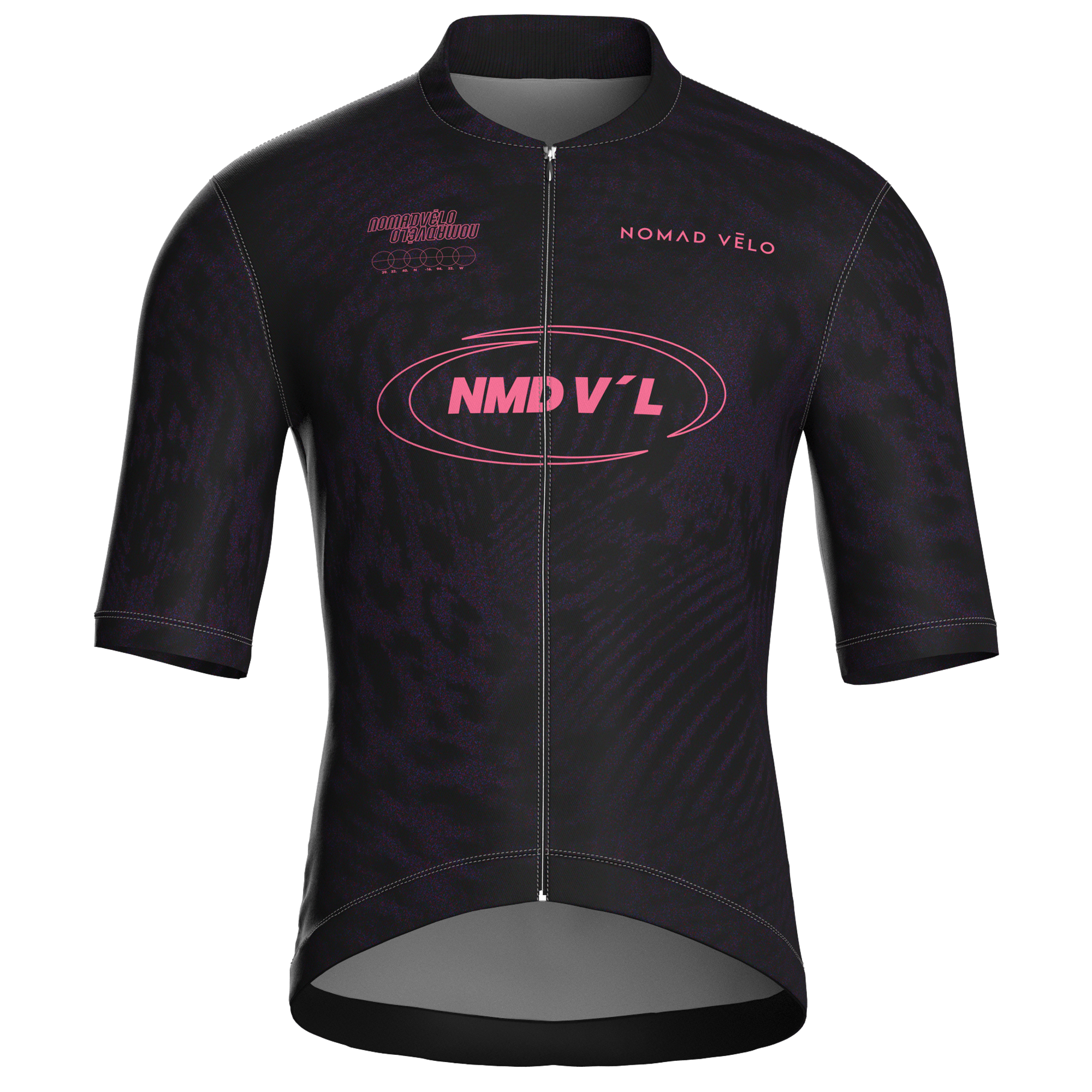 Maglia da ciclismo Panther Black a maniche corte, vestibilità da gara