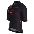Maglia da ciclismo Panther Black a maniche corte, vestibilità da gara