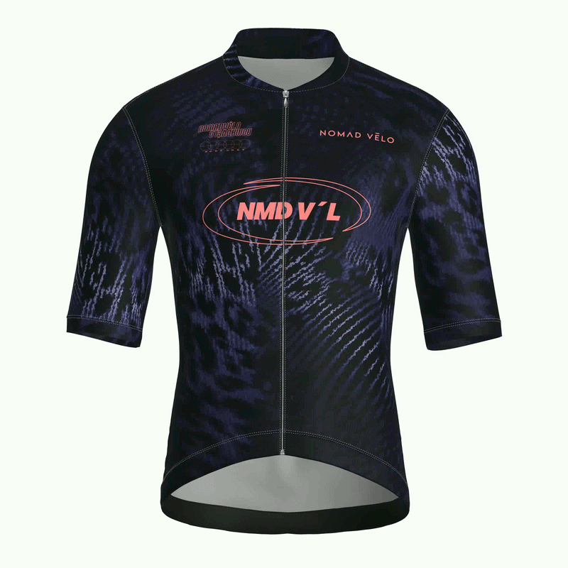 Maglia da ciclismo Panther Midnight – Maniche corte, vestibilità da gara