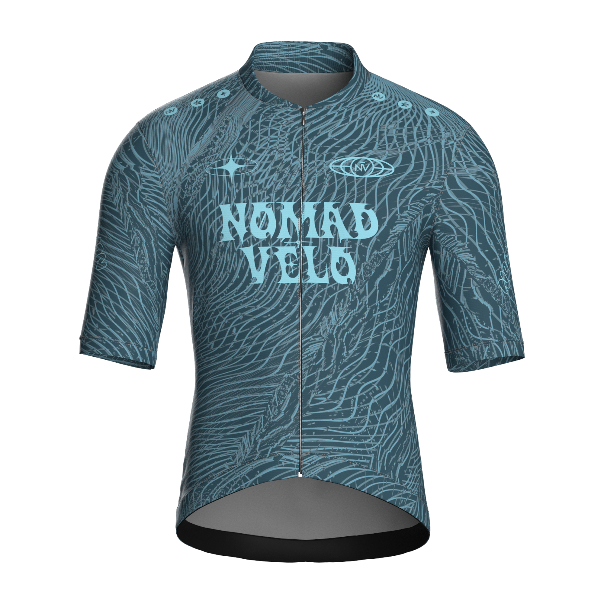 Maglia a maniche corte Coco Turq | Nomade Velo