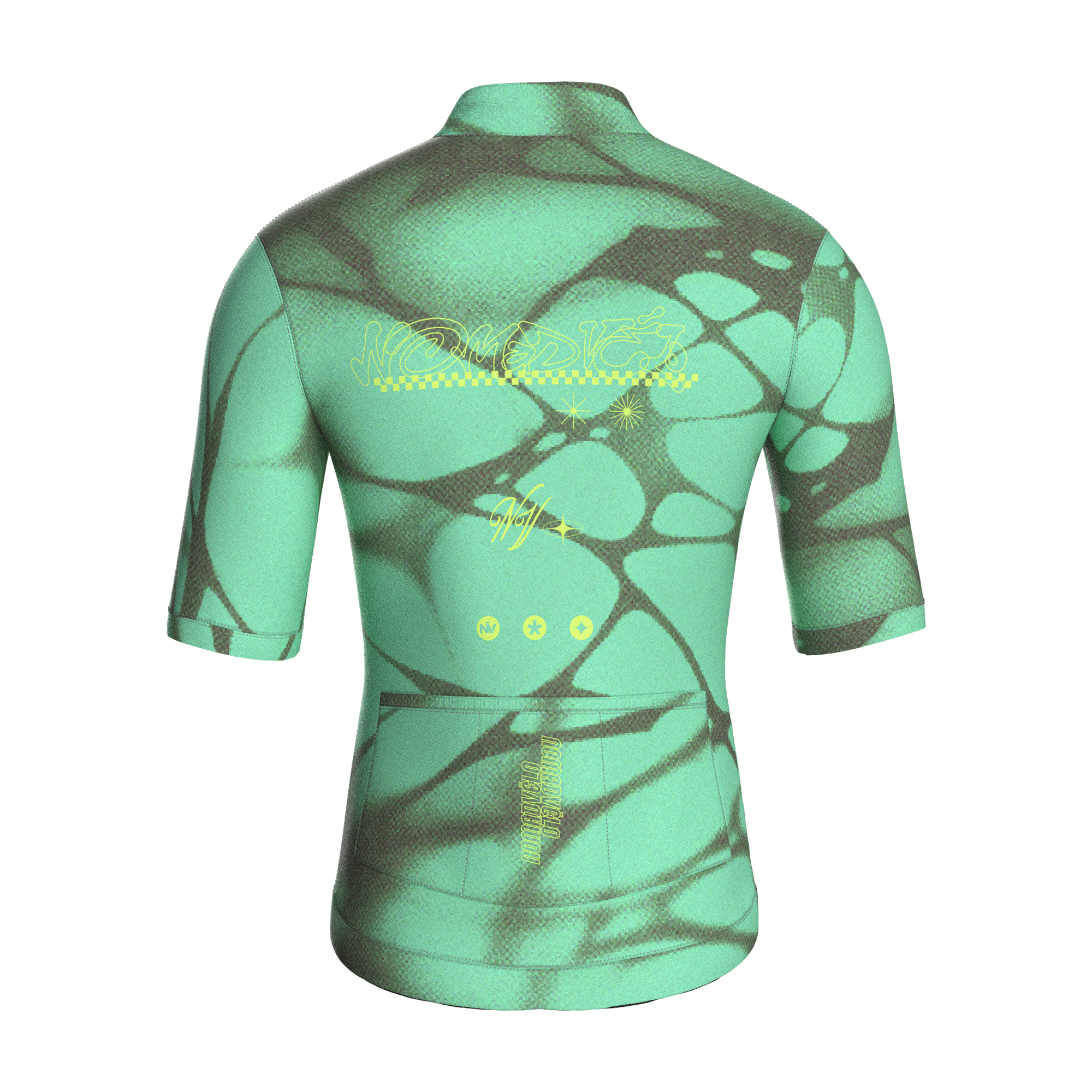 Maglia manica corta verde ragno | Nomad Velo